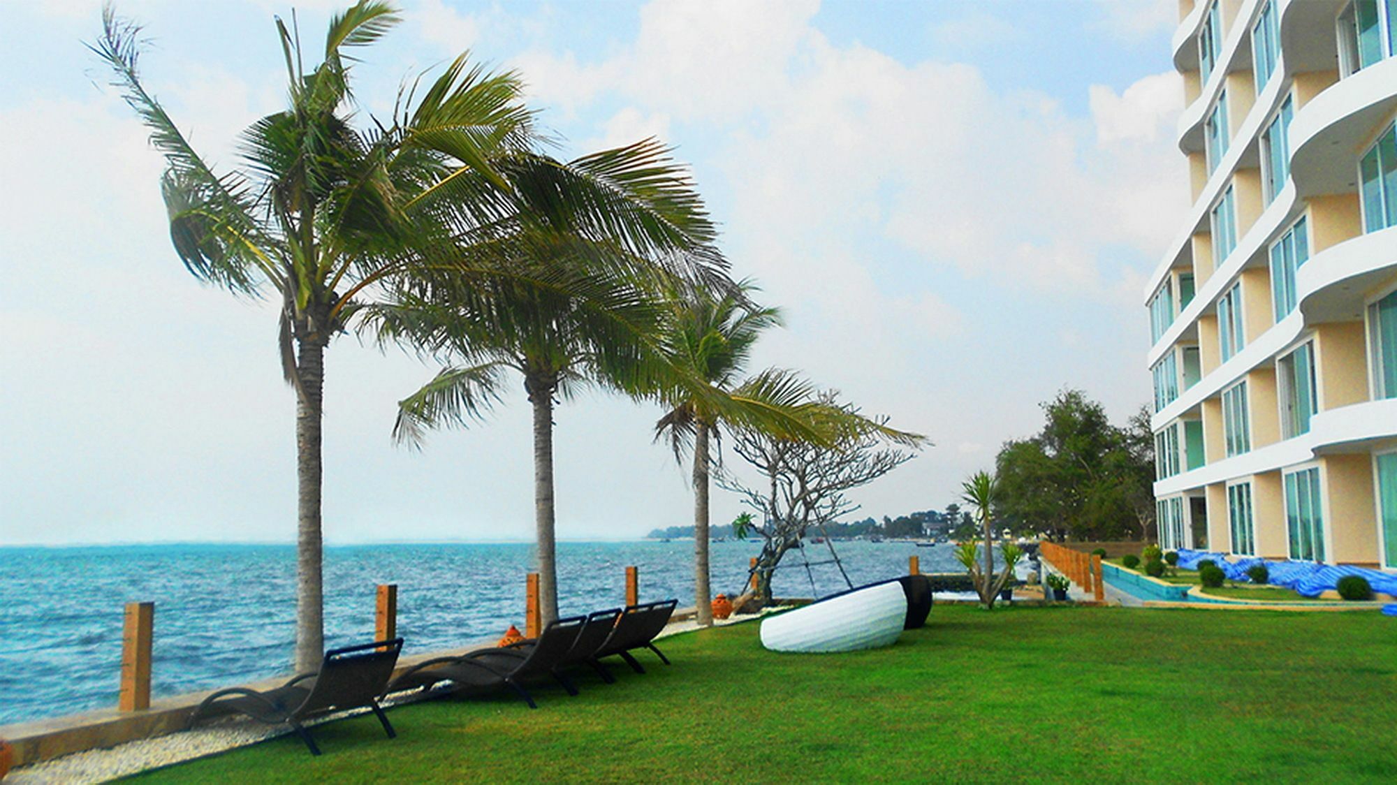 Paradise Ocean View Beach Front Condominium In Pattaya Bang Lamung Exterior foto